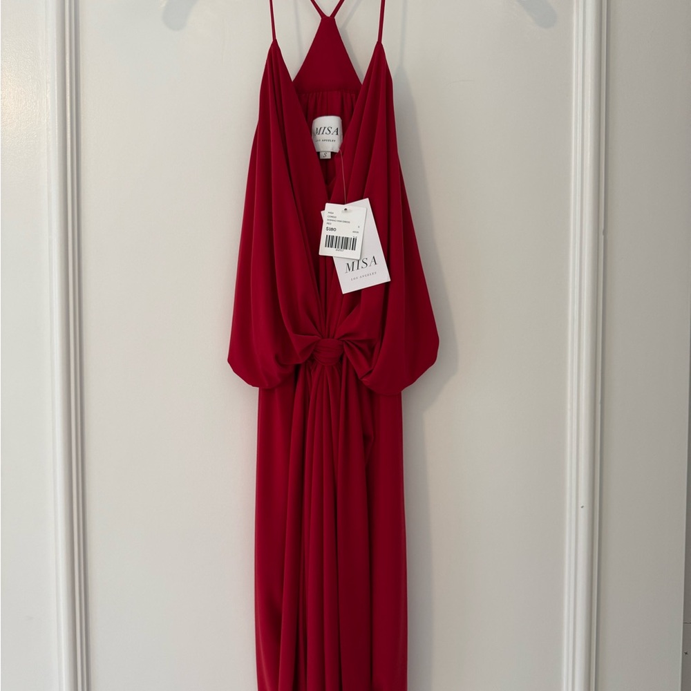 Misa Los Angeles Red Mini Dress